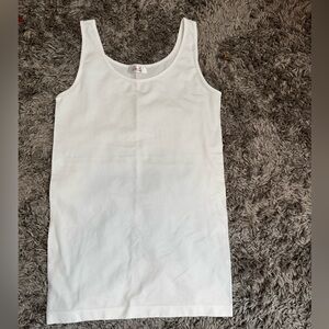 Classic White tank for layering